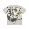 T-shirt Travis Scott Cactus Jack x Kaws for Fragment Aged Yellow