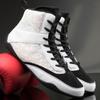Boxing Shoes Men's Low Cut Sanda High Combat Training Wrestling Boots Long