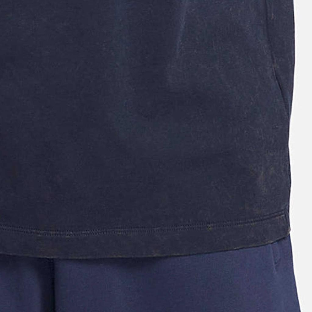 Nike T Shirts Men's Blue Crew Neck Moderate Straight Fit FJ1082-451