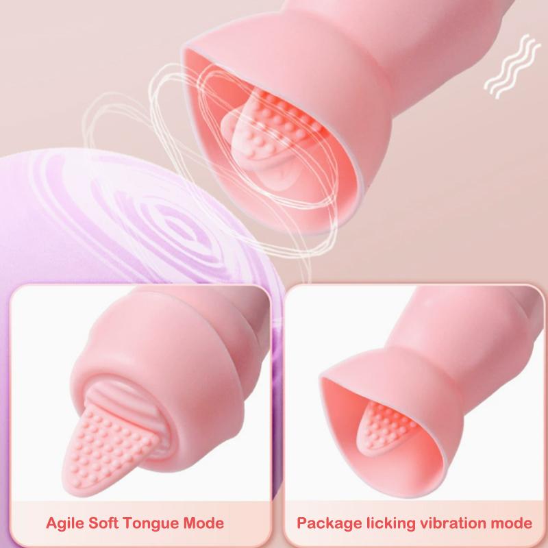 Vibratore a Doppio Salto Uovo Pallottola Vibrante Stimolatore Clitorideo Punto G Succhiante Vibratore Clitoride Vagina Femminile Masturbazione Giocattoli Sessuali