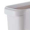 Narrow Trash Bin Rectangular Pressure Ring Space Saving Slim Trash Can Home Wastebasket for Bathroom Kitchen