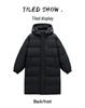 Unisex Over-the-Knee Hooded Cotton Jacket - 2025 Trendy, Loose, Thickened, Casual Coat