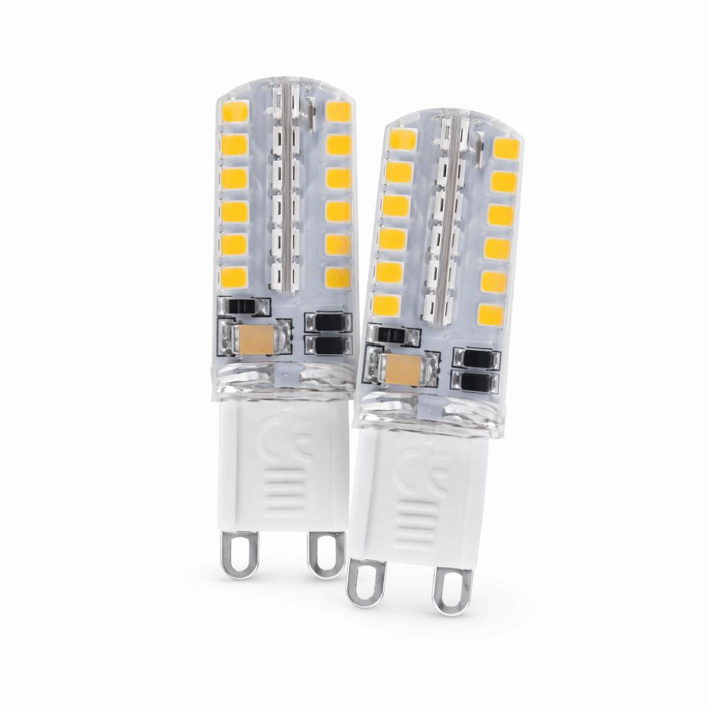 2PCS 110V G9 LED Bulb 5W Corn Lamp Light Bulb Easy Dimmable LED Bulb  Ceiling Lamp