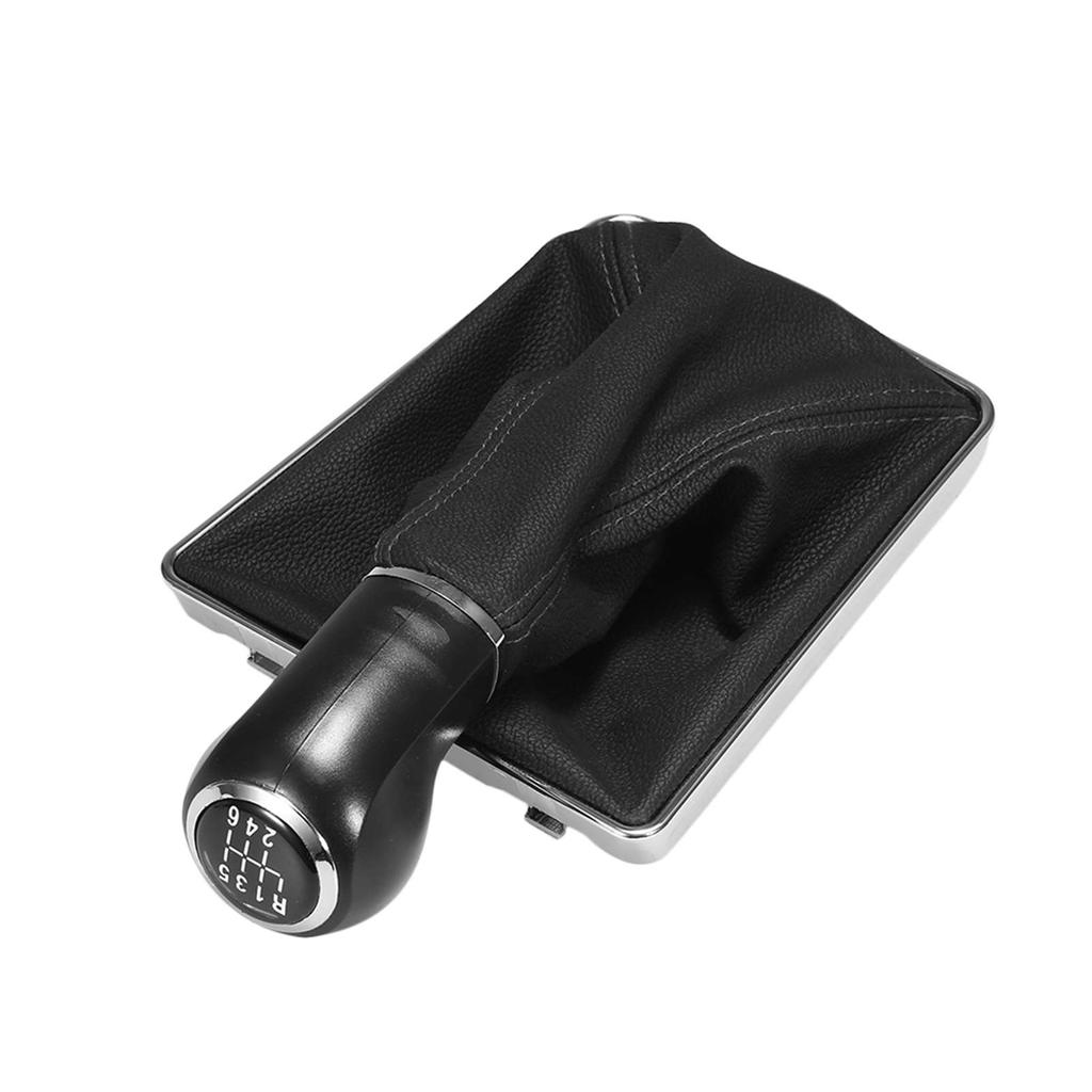 6 Speed Gear Shift Stick Knob Cover Leather Boot Dust Proof Cover Replacement For  Astra III H 1.6 VAUXHALL  2004 2010