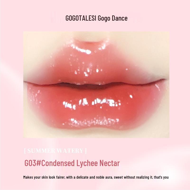 Gogotales Gege Dance Moisturizing Lipstick - Summer Plump & Glossy Mirror Jelly Lip Gloss