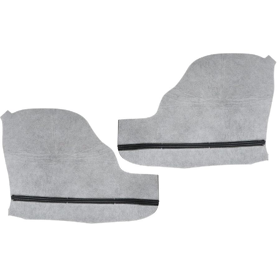 NLQR 2 Stück Türverkleidung Armlehnenabdeckung Schwarz Linke und Rechte Seite Ersatz Mikrofaserleder Kompatibel mit Honda Odyssey 2011 2012 2013 2014 2015