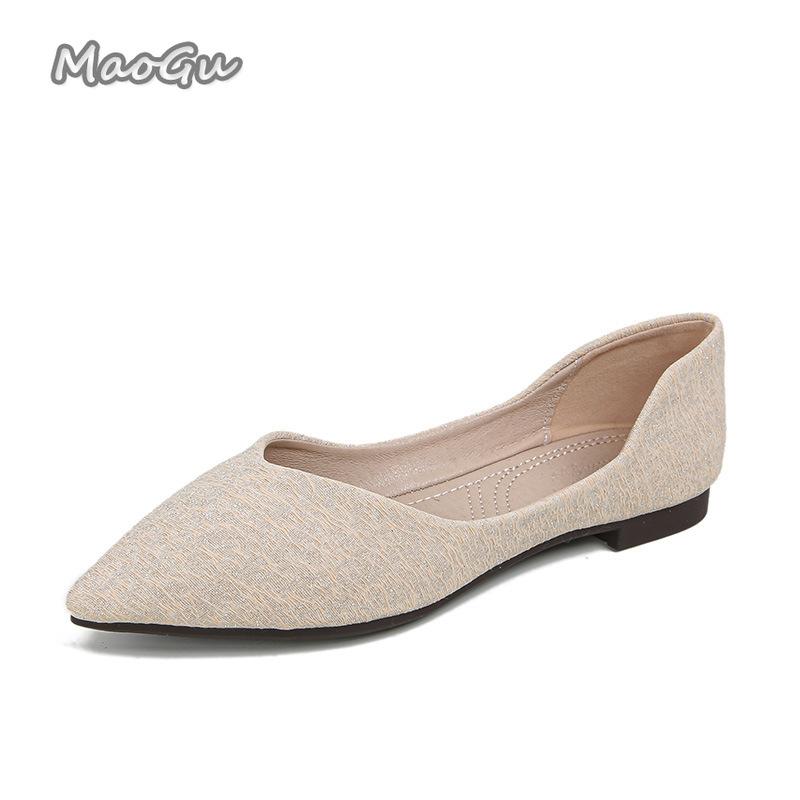 Fashion New 2025 Fashion Large Size34 43 Flat Bottom Women's Shoes Pointed Toe Low Heel Comfortable Casual Shoes Slip-On Loafers