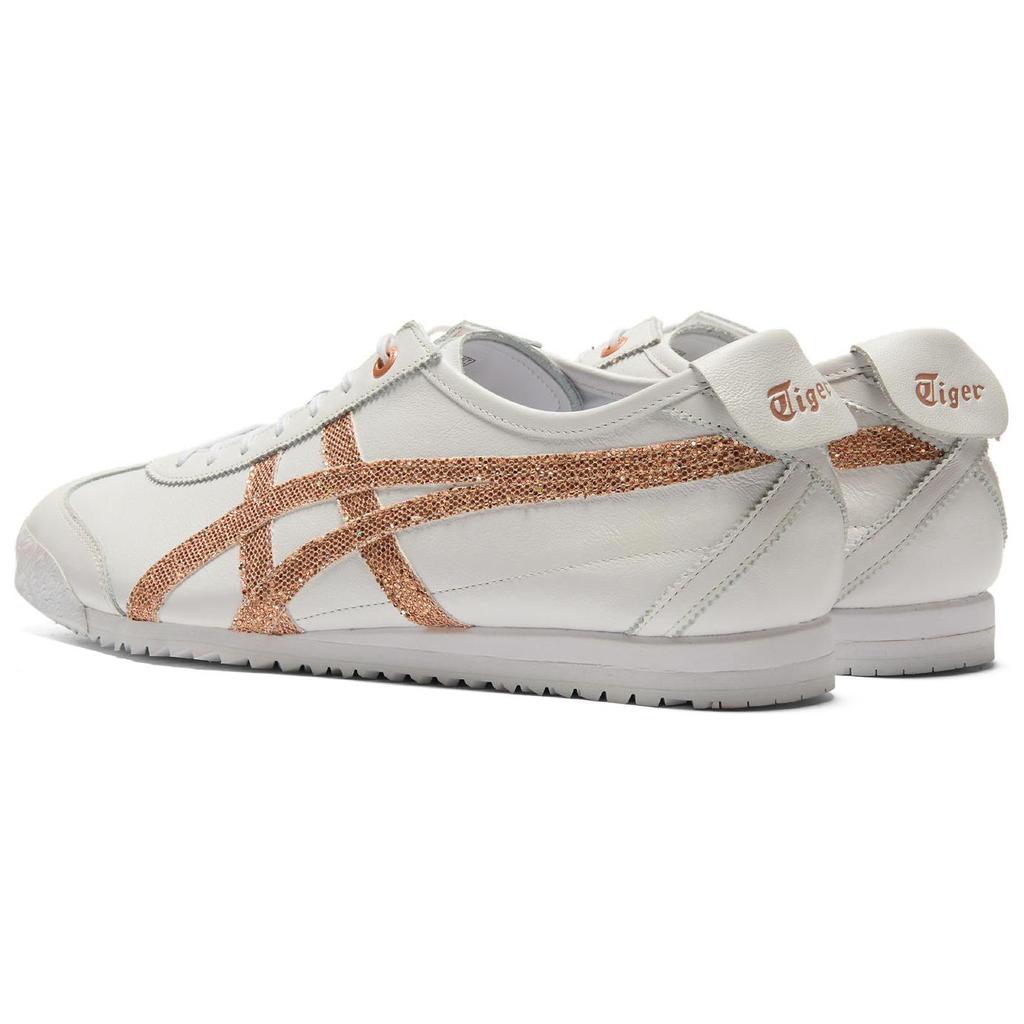 ONITSUKA TIGER Mexico 66 SD White Rose Gold Glitter Unisex Sneakers 1183C345-101