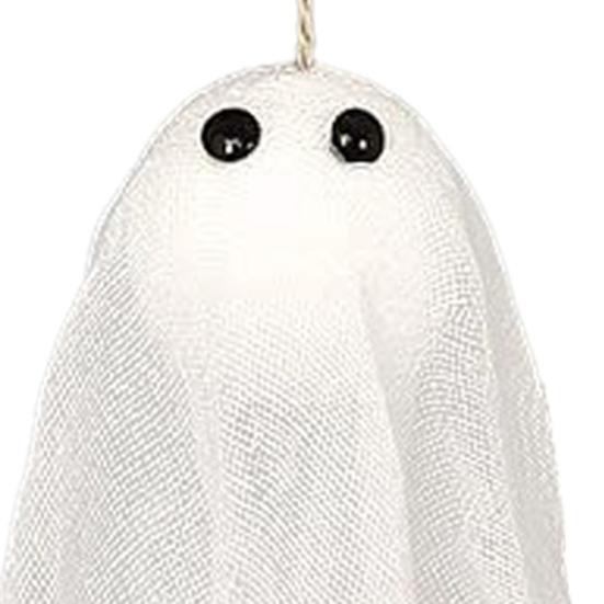 Halloween Hanging Ghost Decoration Small White Cloth Ghost Ornaments for Farmhouse Yard Lawn Haunted House Party Decor
