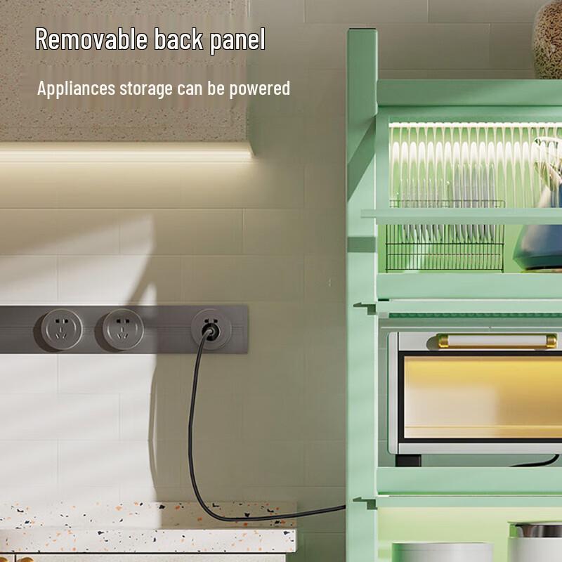 Beifu 5-Tier Carbon Steel Kitchen Storage Rack