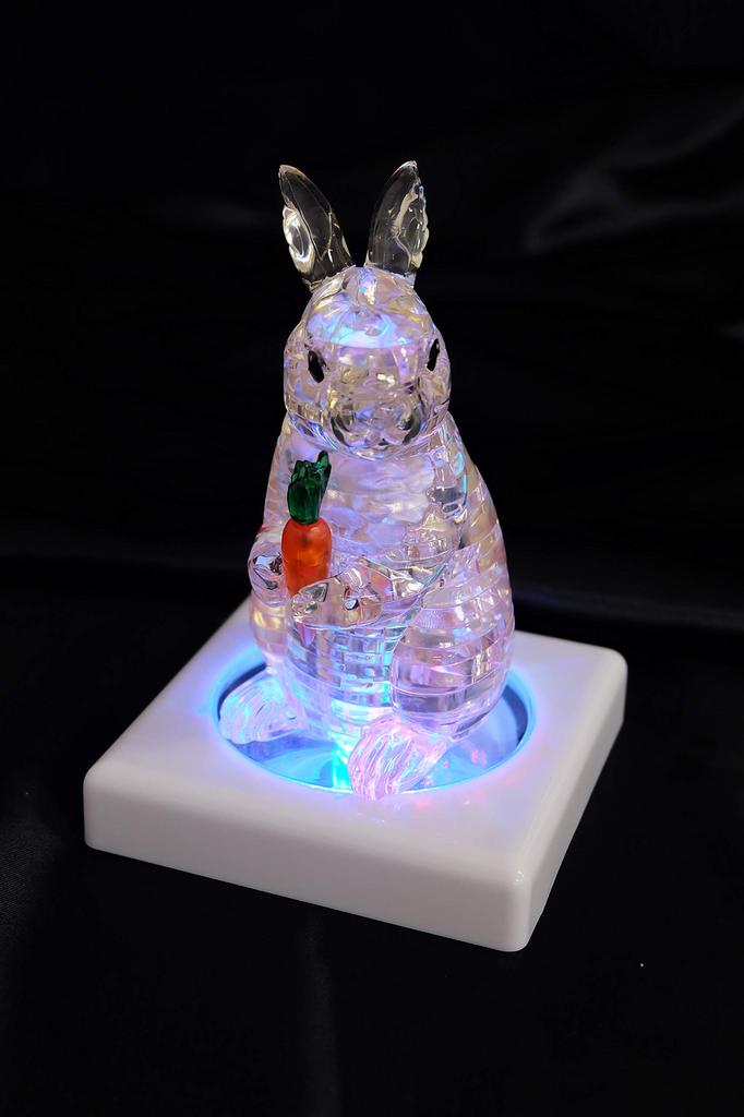 Crystal Puzzle Rabbit Brown 50234 43-piece