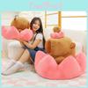 Capybara Lotus Animal Shaped Plush Doll Childrens Birthday Gifts Decoration Home