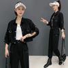 Women's Trendy Slimming Two-Piece Petite Workwear Set for Spring and Autumn