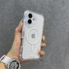 Třpytivé pouzdro s popruhem na zápěstí pro iPhone 16 1 14 Pro Max Plus 11 12 13 Magnetický řemínek Průhledný Bling kryt