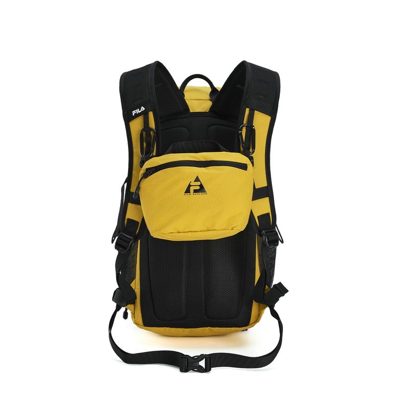 New FILA BBC EARTH Collaboration Collection Fabric Backpack Regular Men's Coconut Cold Yellow A13M437101FYE