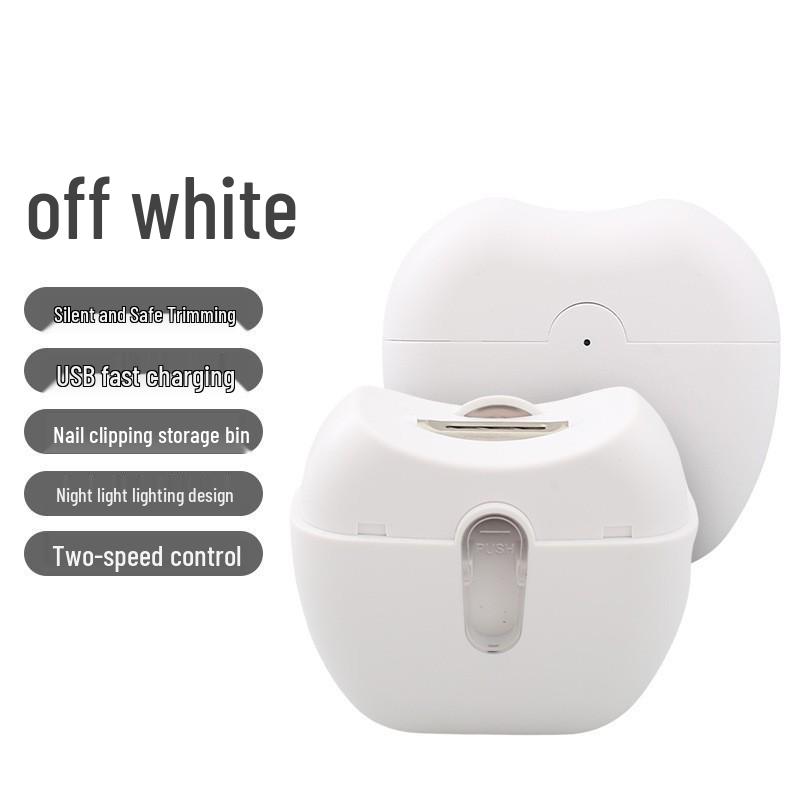 USB-wiederaufladbarer automatischer Nagelknipser für Babys & Ältere - Kompaktes elektrisches Trimmer & Schleifgerät