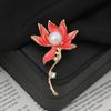 Elegant Versatile Light Luxury Corsage Brooch with Niche Design - Anti-Exposure Pin