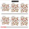 2pcs 2D Flat Printing Popular Christmas Curtains Cute Christmas Animals Holiday Seamless Digital Printed Polyester Drapes