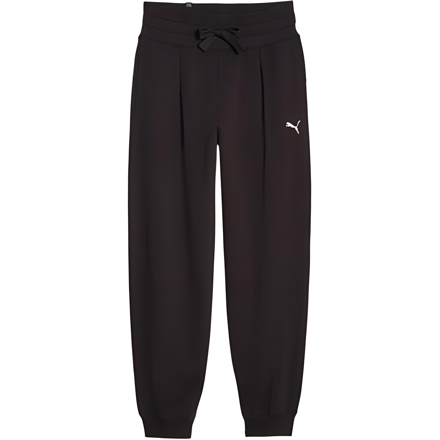 

Puma Fashionable Versatile Tapered Knit Sports Pants Women bottoms Black 679595-01 XL