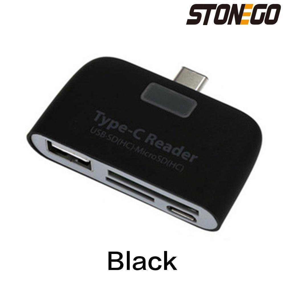 STONEGO OTG Micro SD Card Reader USB 2.0/USB 3.0/Type C/Micro USB Port SD Memory Card Reader