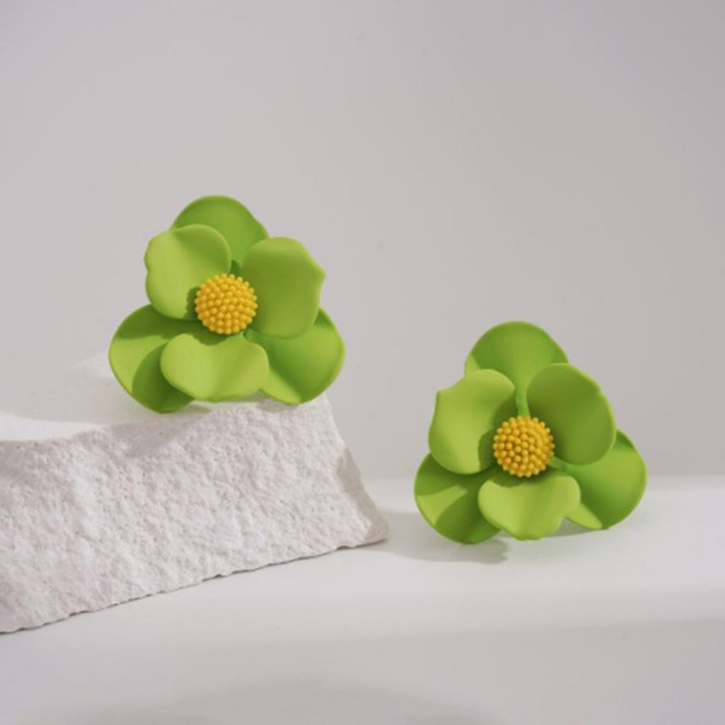 New Summer Collection Flower Dangle Earrings Jewelry for Women with Hypoallergenic & Plant Elements Style Stud Earrings Gifts