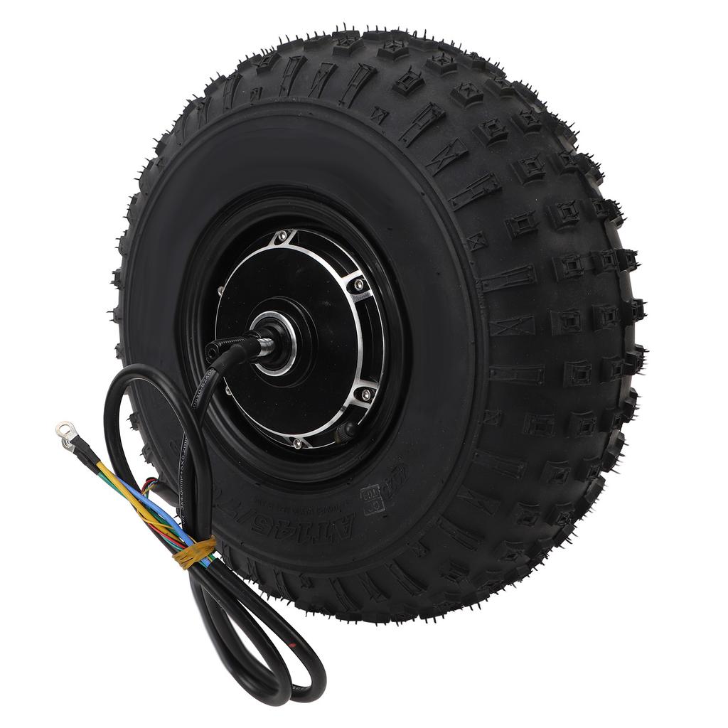 14 Zoll Bürstenloser Nabenmotor für Hall 1500 bis 3500W Hochleistungs-Gleichstrom-Radnabenmotor für Elektrisches Motorrad Roller 48v bis