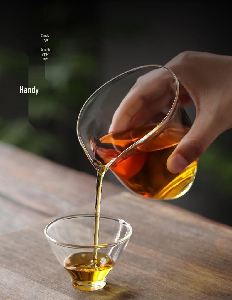 Large Capacity Borosilicate Glass Tea Separator for Kung Fu Tea Set