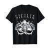 Sicilia Trinacria Italy For Proud Sicilians T Shirt Black Vintage Unisex Stylish Soft Slightly Casual Versatile