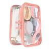 Clear Toiletry Bag Travel Cosmetic Makeup Bag PVC Storage Bag Portable Transparent Pouch for Traveling Vacation Bathroom