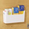 No Punch Wall Mounted Storage Box Plastic Storage Rack Shelf   Bathroom