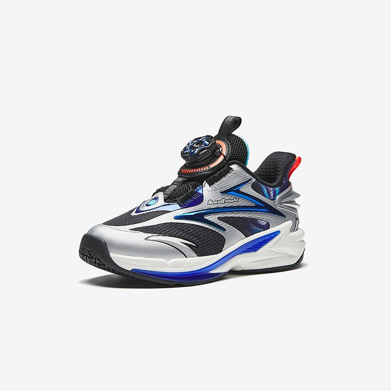 Anta Kids Fly Knight 9.0 Trendy Body Measurement Test Non-Slip Wear-Resistant Breathable Low-Top Running Shoes Kids Running Shoes Silver 312519965-1