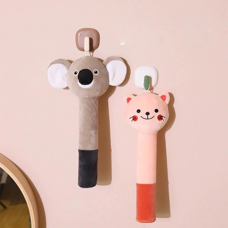 Cartoon Cute Animal Massage Hammer Creative Plush Toy Knock Back Back Knock Back Stick Plush Animal Shape