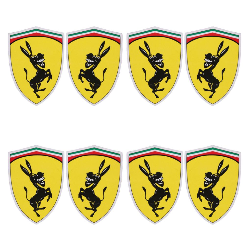 1-5pair Car Sticker Funny Donkey Pattern Decal Cover Badge Vehicle Stickers Party Supplies Replacement Car Styling Decal