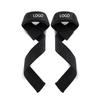 Custom Polyester Weightlifting Wrist Straps with Silicone Anti-Slip for Pull-Ups