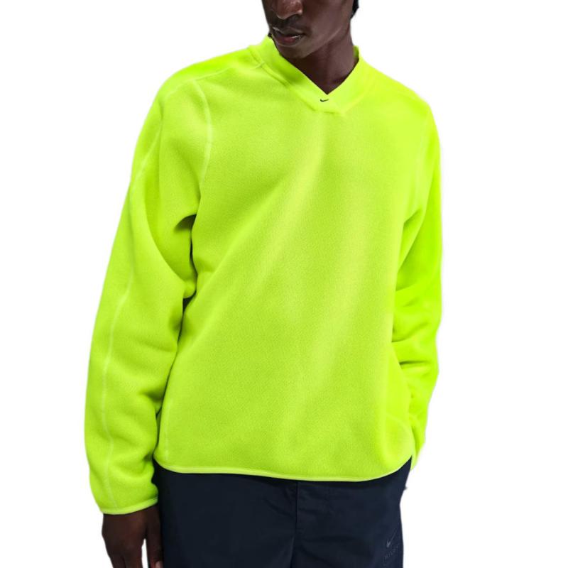 

Nike X Коллаборация Stüssy FW25 Логотип бренда Теплый пуловер Футболка с длинным рукавом Унисекс Топы HQ8529-702 M