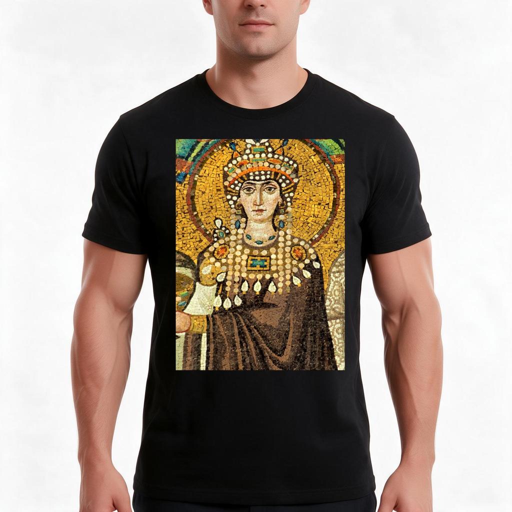 Theodora Wife Of Justinian I Tshirt Summer Casual Cotton Tee Oversized Streetwear Tops Vintage Graphic Print 100 Cotton