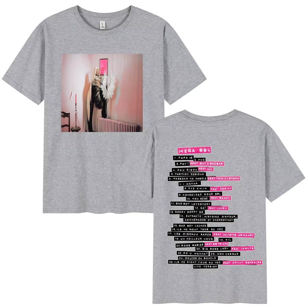 Rapper Theodora Mega Bbl Album Graphic Tshirt Men Women Hip Hop Fashion TShirts Male Casual Vintage Oversized Tshirt Streetwear