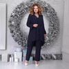 Neues Damen-3-teiliges Abendkleid-Set in Übergröße, Patchwork-Stickerei, Slim Fit, Cocktailparty-Kleid für formelle Anlässe, Pendeln
