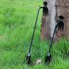2PCS Weed Puller Tool Weeding Artifact 4 Teeths Dual Purpose Manual Weeders