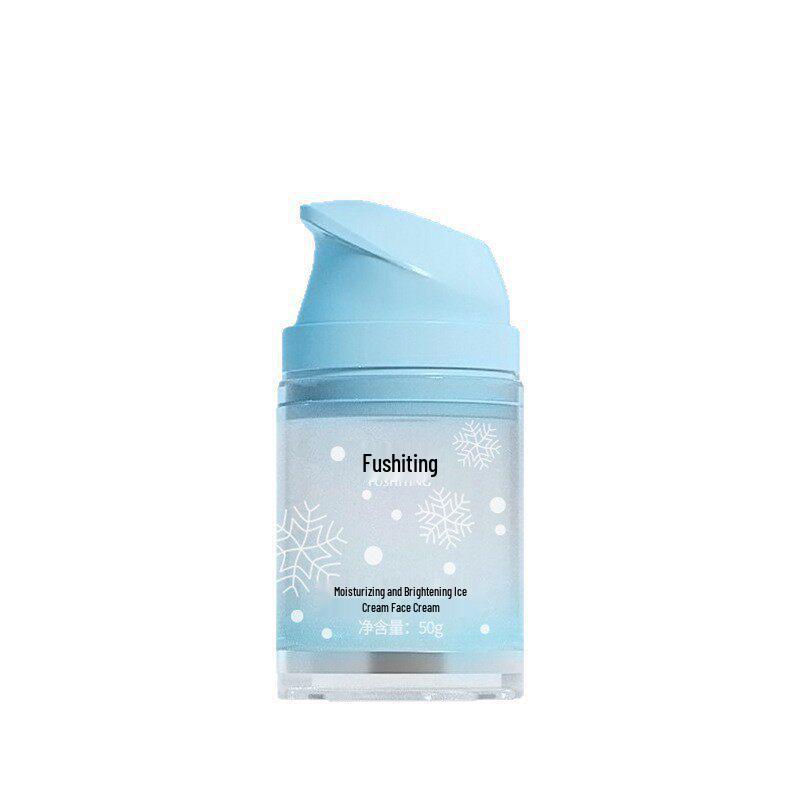 Fushiting Soothing & Hydrating Brightening Ice Cream Face Cream – Summer Moisturizer with Icy Cool Absorption. Soothing Brightening Ice Cream Face Cream