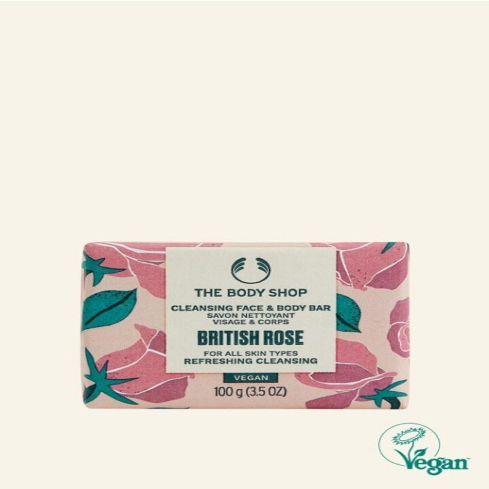 Британская Роза Очищающее мыло для лица и тела 100 г