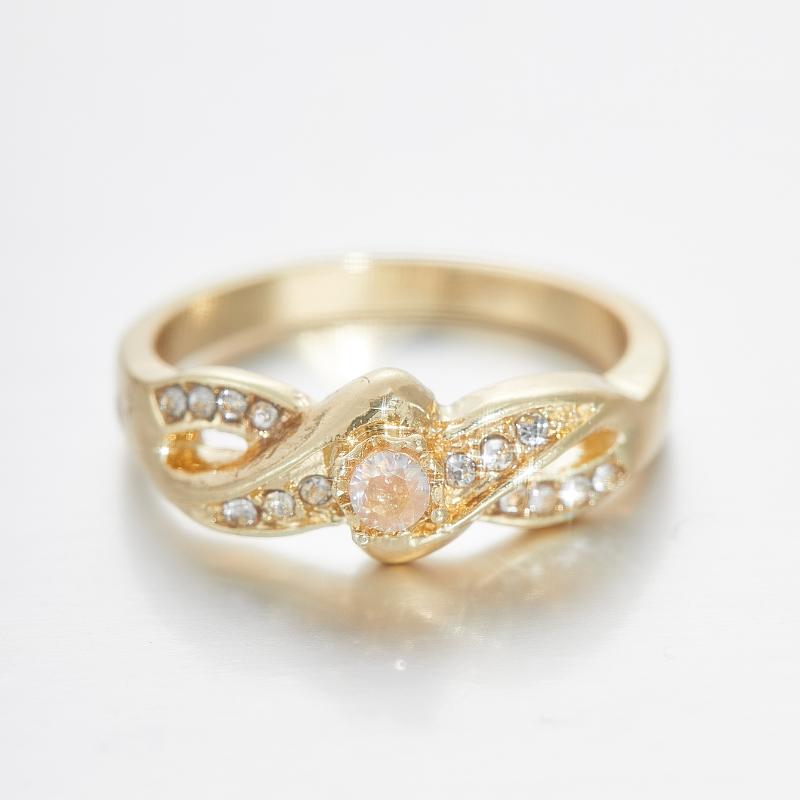 

Luxury Classic Bright Zircon Interwoven Ring Ladies Romantic Simple Bride Girl Engagement Party Jewelry Gift 10
