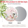 2D Flat Aluminium Welcome Sign with Pink Flowers Pattern - Charming Decorative Sign & Plaque - Ideal for Wall Decoration - No Electricity Needed
