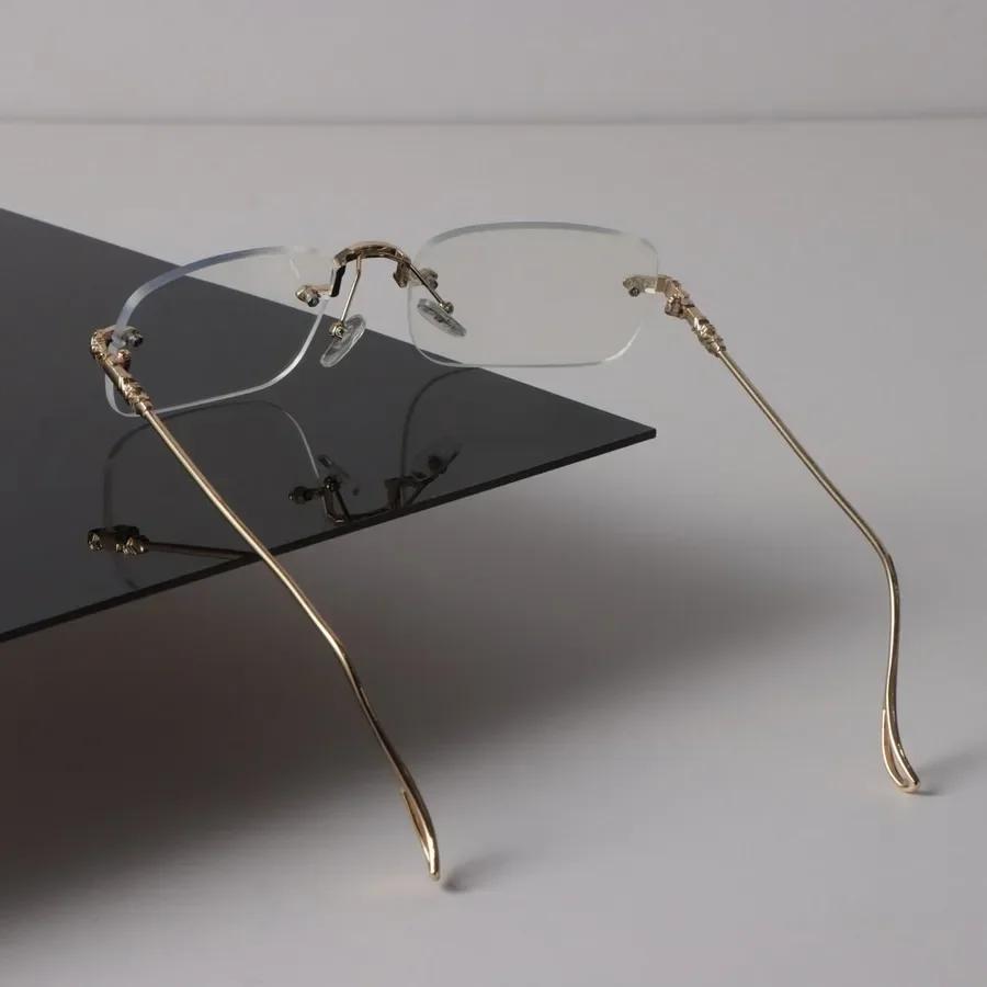 Minimalist Luxury Square Frame Glasses Clear Lens Eyewear for Women Men Cool Transparent Oculos