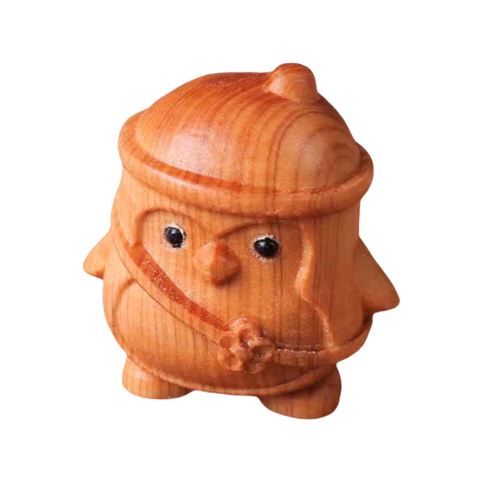 

Деревянная статуэтка утки Деревянная статуэтка утки Статуэтки животных Украшение стола для украшения дома Наполнители для рождественских чулок A