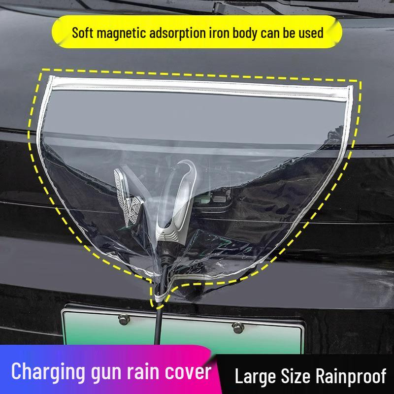 Electric Vehicle Charging Port Waterproof Rain Protection Cover