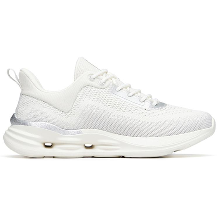 ANTA Running Shoes Women's Low top Ivory White/Silver 922217704-1
