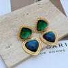 Elegant Light Luxury Shell Heart Earrings for Gentle, Sweet Style