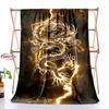 6 Size The Warm and Comfortable Dragon Soft Blanket, Suitable for Living Room,Room Sofa Available in All Seasons,Gift for Friend