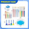 Paint Brushes for Kids Painting Brush DIY Art Watercolor Students School Gifts Easy To Clean